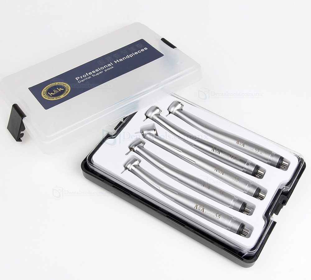 LY H502 Kit de turbina dental de 2 o 4 v&iacute;as con cabezal torque est&aacute;ndar o 45&deg;